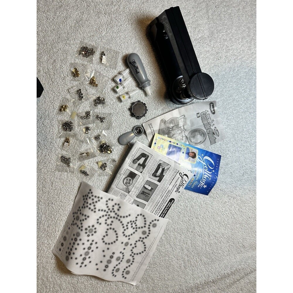 GEMAGIC CATHY MITCHELL COMPLETE W/ ACCESSORIES + EXTRAS BEDAZZLE RHINSTONE STUDS - Picture 7 of 15